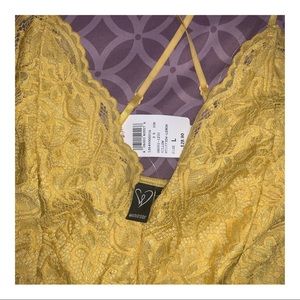 Yellow Lace Bodysuit